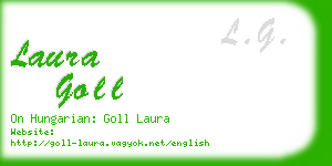 laura goll business card